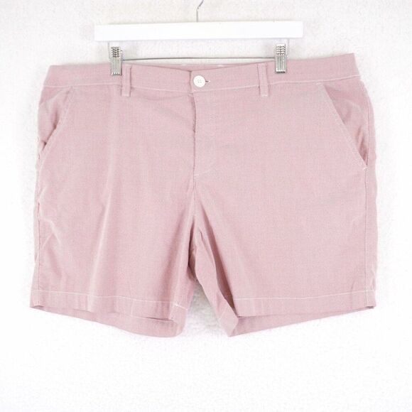 Chubbies Pink Chino Shorts 41/5.5 Mid Rise Zip + Drawstring Tagged 40 - Picture 1 of 6